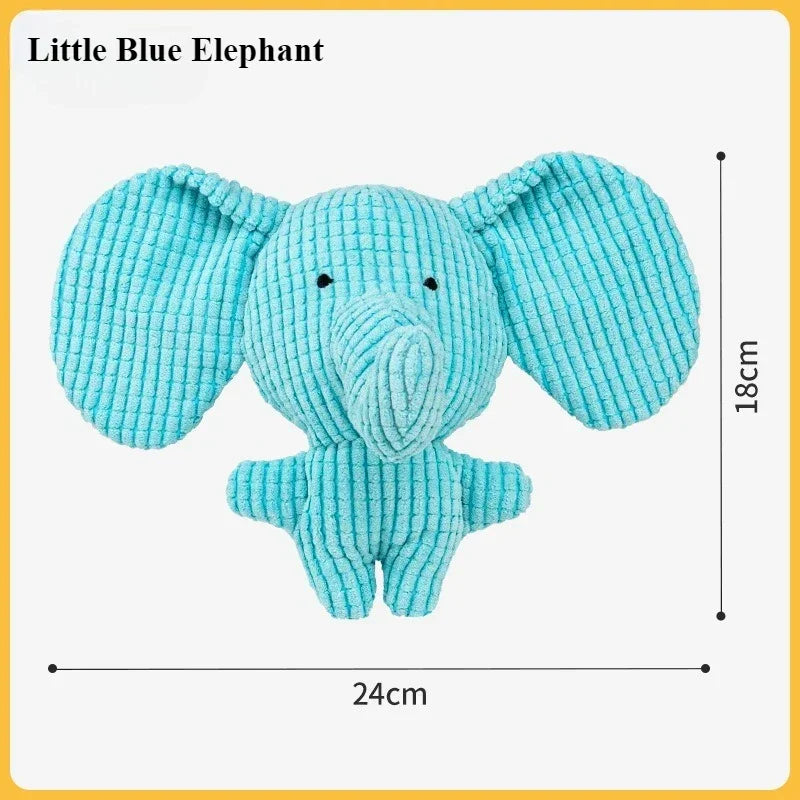 Dog Toys Plush Squeaky Chew Proof-Self-Entertaining Puppy Teething Toys Durable Interactive Boredom Relief for Medium Small Dogs