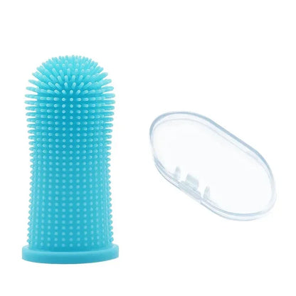 Soft Silicone Finger Toothbrush – Gentle Dental Care for Cats & Dogs