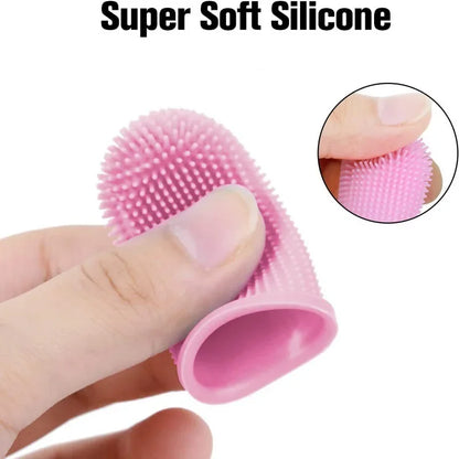 Soft Silicone Finger Toothbrush – Gentle Dental Care for Cats & Dogs