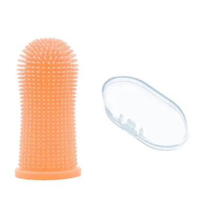 Soft Silicone Finger Toothbrush – Gentle Dental Care for Cats & Dogs